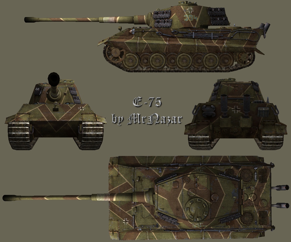Е75 берсеркер. Е-75 танк. E75 танк. Е 75 вид сбоку. Е75 WOT.